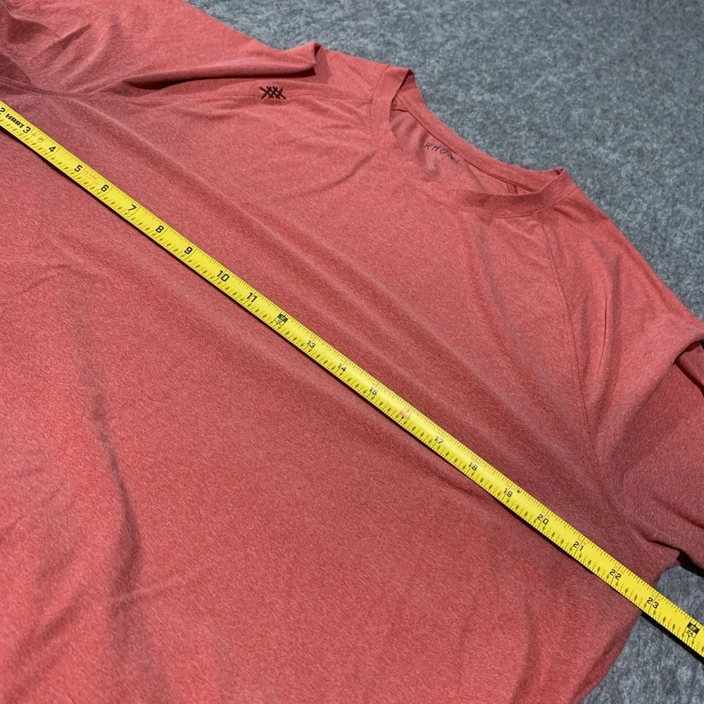 Lot of 2 - RHONE Men's Reign Short Sleeve Shirts Athleisure Comfort Red Blue XL - Picture 10 of 16